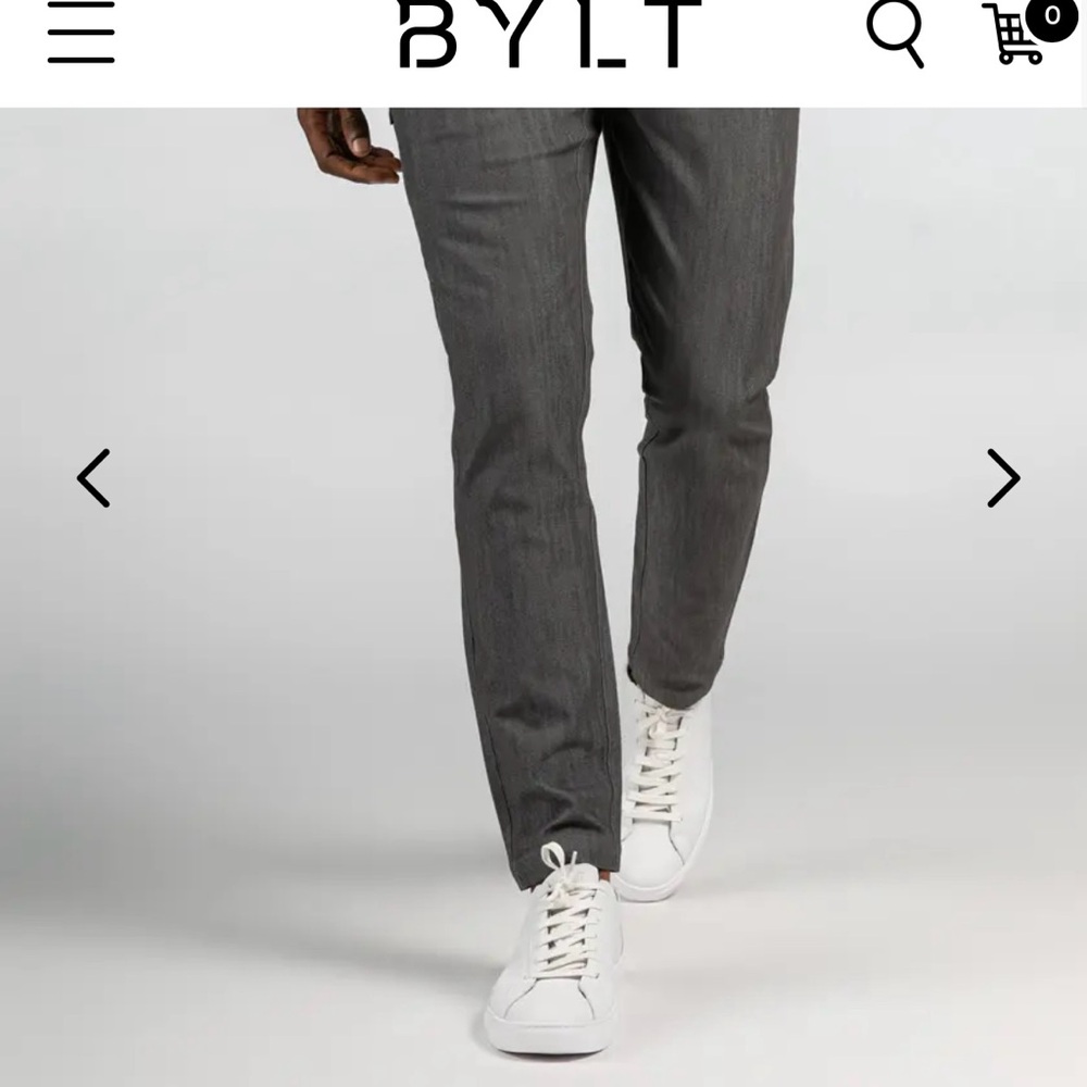 BYLT Everyday Tech Denim Charcoal 33